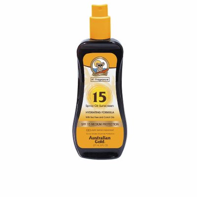 AUSTRALIAN GOLD  Tea Tree&carrot Oils Spray Spf15 237ml Orange Homme