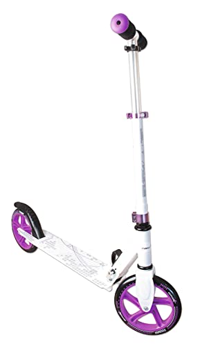 AUTHENTIC SPORTS & TOYS Authentic sports 117 - trottinette en aluminium -blanc /violet