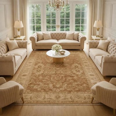 UNAMOURDETAPIS Authentique tapis d'Orient fait main en laine ZIEGLER 11