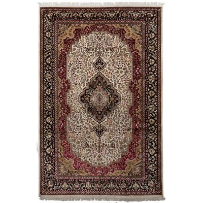 UNAMOURDETAPIS Authentique tapis d'Orient fait main en rayonne JAIPOUR 4