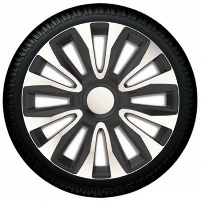 VIVOL AUTO-STYLE Jeu d'enjoliveurs Avalone 16-inch argent/noir