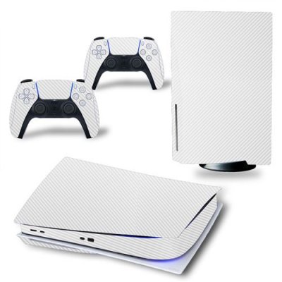  Autocollant Stickers de Protection pour Console Sony PS5 Edition Standard - - Blanc (white)