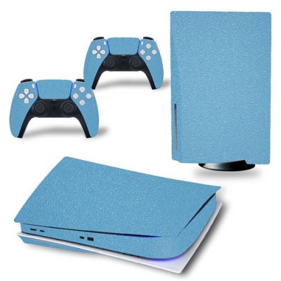  Autocollant Stickers de Protection pour Console Sony PS5 Edition Standard - - Bleu (Blue)