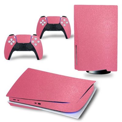 GENERIQUE Autocollant Stickers de Protection pour Console Sony PS5 Edition Standard - - Rose(2) (pink)