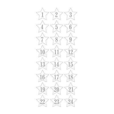 ARTEMIO Autocollants Puffies 3D XL Calendrier de l'Avent