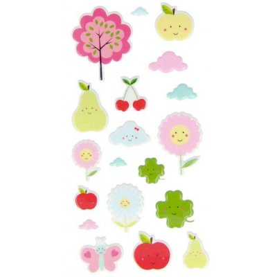 ARTEMIO Autocollants puffies - fruits adorables 11004632
