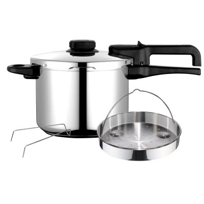 FAGOR Autocuiseur 6 Litres, Induction, Acier Inoxydable 18/10, R&eacute;gulateur de Pression DUAL Xpress
