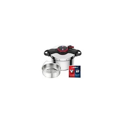 SEB Autocuiseur a la francaise 7.5L noir/rouge 