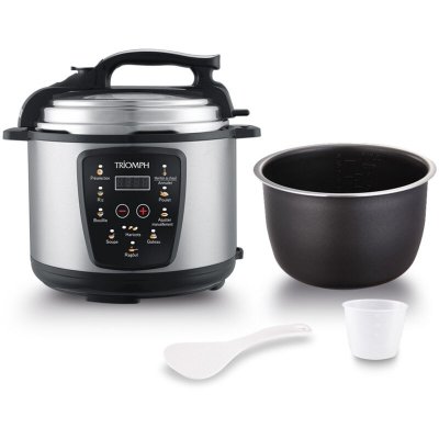 TRIOMPH Autocuiseur electrique inox programmable - 5L - 900W  ETF1849