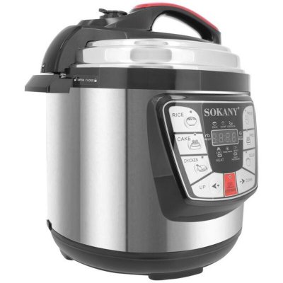 Autocuiseur - SOKANY - 6L - Inox - Multifonction - Syst&egrave;me de S&eacute;curit&eacute;