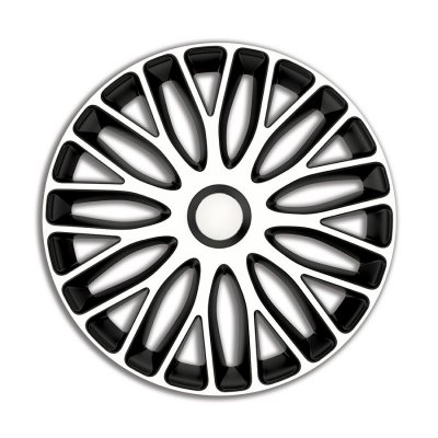 AUTOSTYLE  enjoliveurs Mugello 17 pouces ABS blanc/noir set de 4