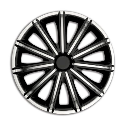 AUTOSTYLE  enjoliveurs Nero17 pouces ABS noir/argent jeu de 4