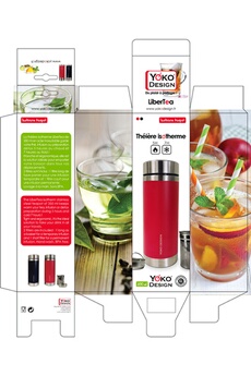 YOKO DESIGN Autre accessoire caf&eacute; et th&eacute;  THEIERE ISO ROUGE