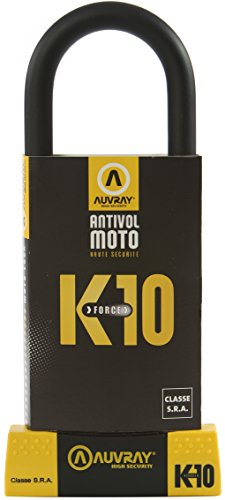 AUVRAY  - Antivol Moto U &oslash;18mm 85X310mm - K10 - Class&eacute; SRA
