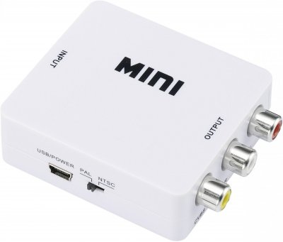 SPEAKA AV Convertisseur [HDMI - Cinch-RCA Composite] 1920 x 1080 Pixel Professional SP-HDMI2AV