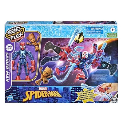MARVEL Avengers Figure Spiderman Bend And Flex Mission Space Multicolore