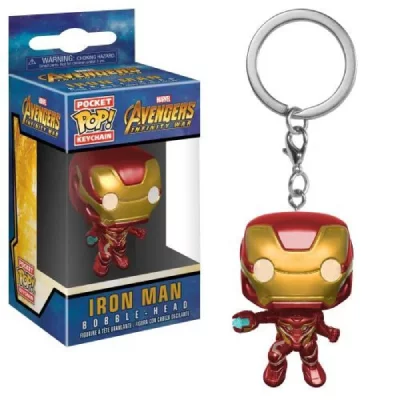  Avengers infinity war - porte-cl&eacute;s pocket pop! Iron man 4 cm