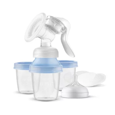 AVENT  Allaitement Tire-Lait Manuel Natural Pots SCF430/13 