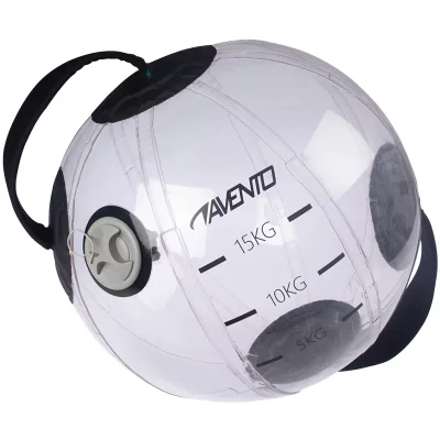 AVENTO  Water Refillable Medicine Ball 15kg Gris 15 kg