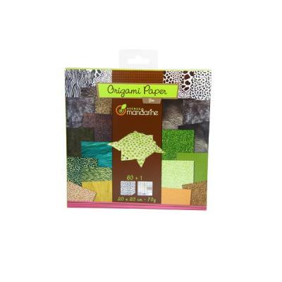 MAILDOR Avenue Mandarine - Kit cr&eacute;atif - Origami : Papier Zoo