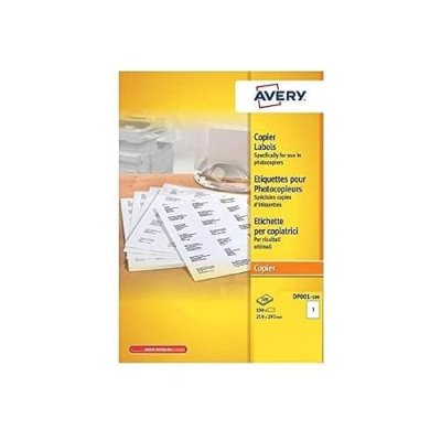 AVERY   etiquette pour photocopieur, 210 x 297 mm, blanc noir