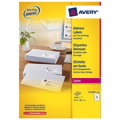 AVERY  - &eacute;tiquettes adresses - 3500 &eacute;tiquette(s)