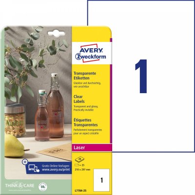 AVERY DENNISON Avery L7784 - &eacute;tiquettes - 25 &eacute;tiquette(s)