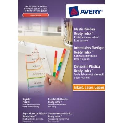 AVERY  Ready Index Intercalaires 6 Onglets 1 Unit&eacute;(S)
