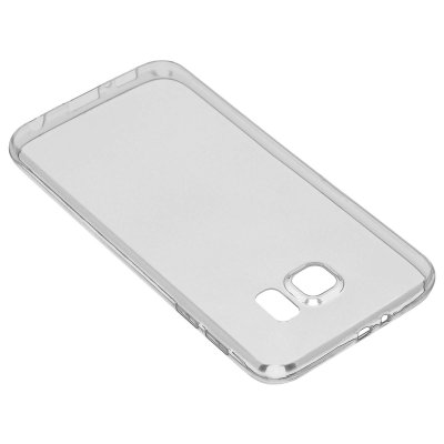 AVIZAR  Coque Arri&egrave;re + Film Verre Tremp&eacute; Samsung Galaxy S6 Transparent