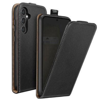 AVIZAR  &Eacute;tui &agrave; Clapet Vertical Magn&eacute;tique pour Galaxy S23 FE avec Porte-carte Int&eacute;gr&eacute; Noir