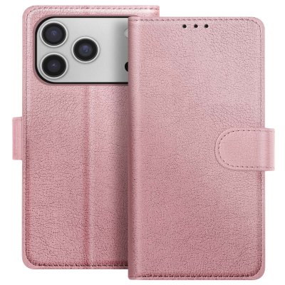 AVIZAR  &Eacute;tui Folio pour iPhone 17 Pro Rose champagne