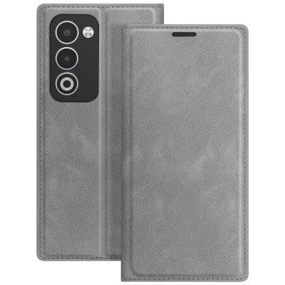 AVIZAR  &Eacute;tui pour Oppo A5 Folio Classique avec Fonction Support Gris