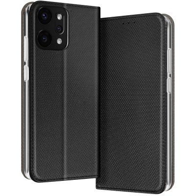 AVIZAR  &Eacute;tui pour Oppo Reno 14 Textur&eacute; Stri&eacute; avec Porte-cartes Noir