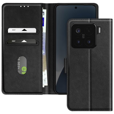 AVIZAR  &Eacute;tui pour Xiaomi 15 Clapet Portefeuille et Support Vid&eacute;o Noir