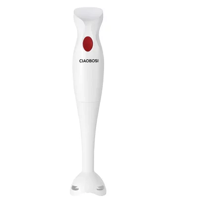 AVIZAR  Mixeur Plongeant 300W Ergonomique avec Lame en Acier Inox Blanc