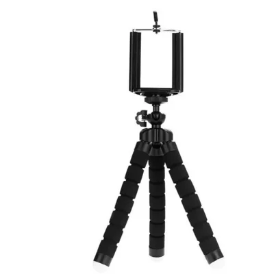 AVIZAR  Tr&eacute;pied pour Smartphone Flexible et Multi-supports V-Loggins Noir