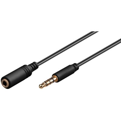 GOOBAY Avk 181-0100 mini (3,5 m vers 3,5 f) 1,0m bla