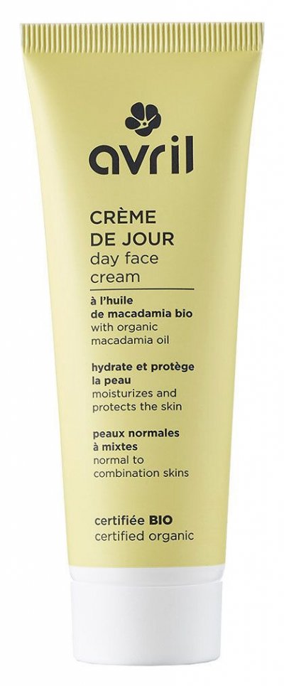 AVRIL  Cr&egrave;me de Jour Peaux Normales &agrave; Mixtes Certifi&eacute; Bio 50ml