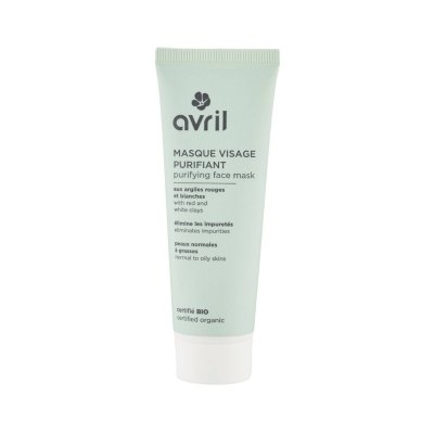 AVRIL  Masque Visage Purifiant Aux Argiles Bio 50 ml - Tube 50 ml