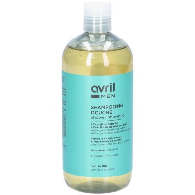 AVRIL  - Shampooing douche Homme 500 ml - Certifi&eacute; bio 5 ml