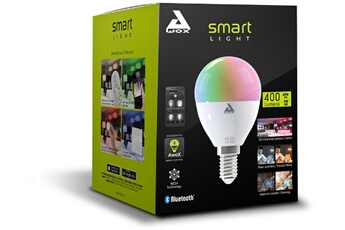 AWOX  SMLMC5E14 Smart Light Ampoule, Plastique/R&eacute;sine, E14, 5 W, Blanc
