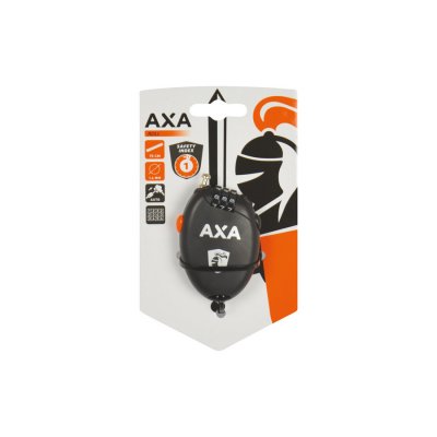 AXA  - Antivol V&eacute;lo Roll Longueur 75cm Duret&eacute; 1.6Mm Noir Combi.3 Ch.
