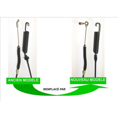 BOLENS Axe &eacute;paul&eacute; filetage MTD 738-04425, 73804425