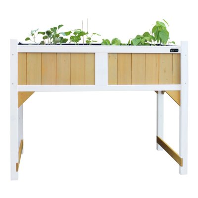 AXI Interieur et exterieur Table de jardinage Bois Marron Blanc