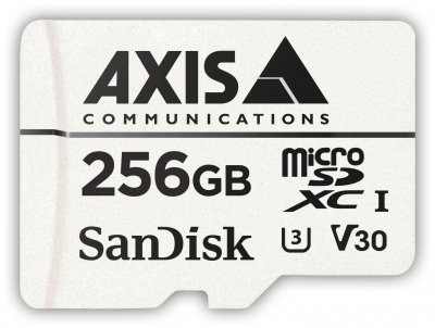AXIS  Surveillance Microsdxc Memory Card 256gb Blanc
