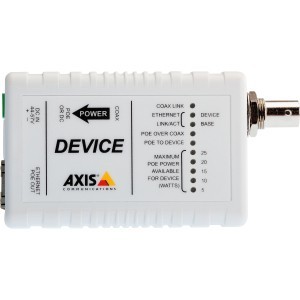 AXIS  T8642 Ethernet Over Coax Device Unit PoE+ - convertisseur de support - 10Mb LAN, 100Mb LAN
