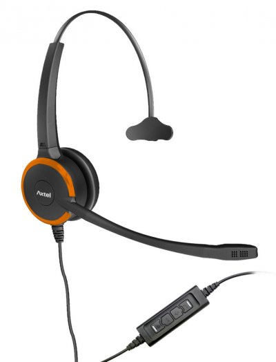AXTEL  Prime MS HD Mono NC USB - Casque filaire - Noir