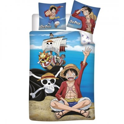AYMAX  ONE PIECE - Parure de lit 140x200cm - '100% Coton'- - Couvertur