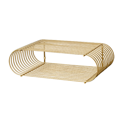 AYTM - Etag&egrave;re murale Curva, 40,4 x 12 cm, or