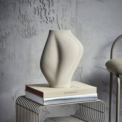 AYTM  SALTARE Vase - LightTaupe - &Oslash;17 x 35 cm